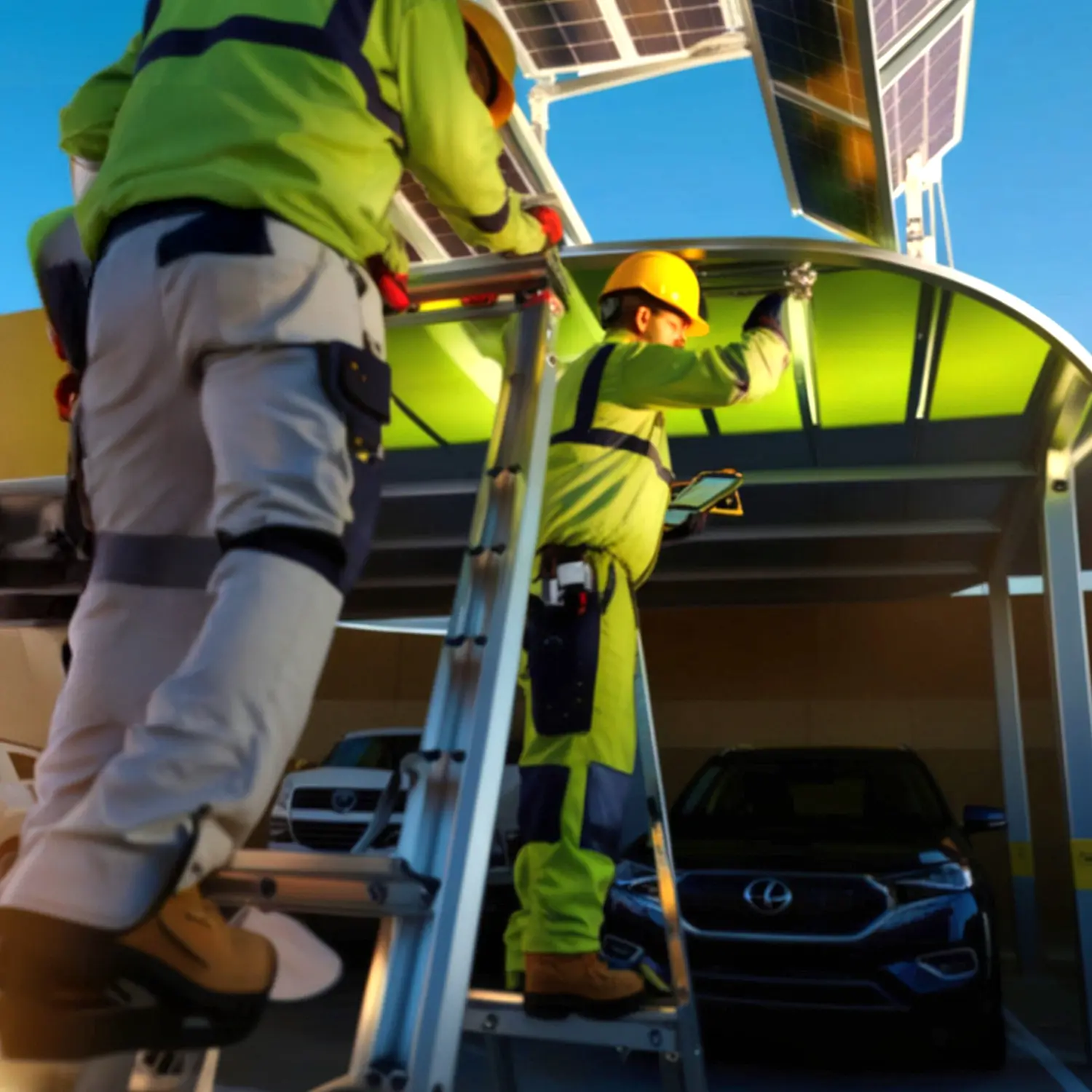 Carport with Solar Installation AVP Renewables
