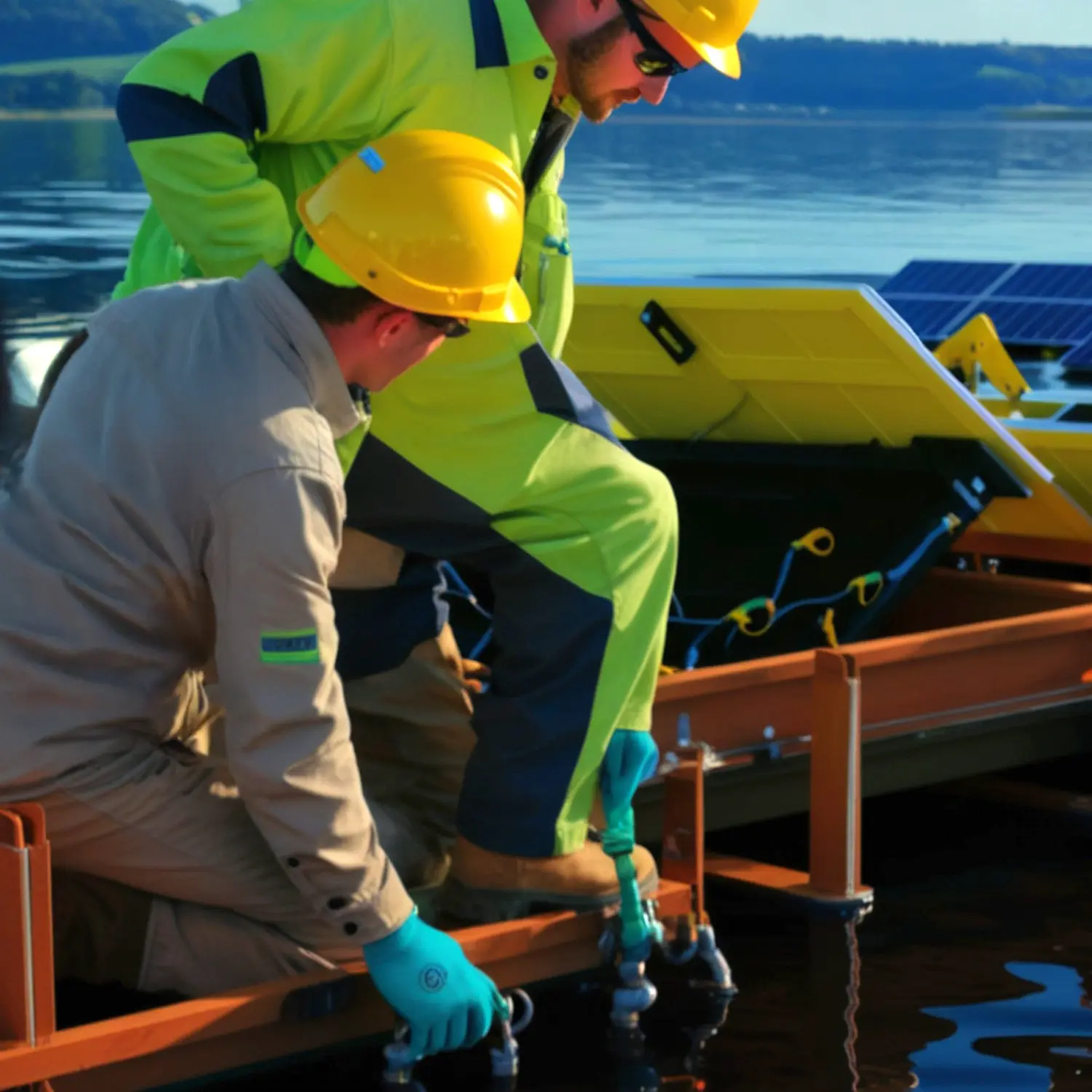 floating solar power plant solutions